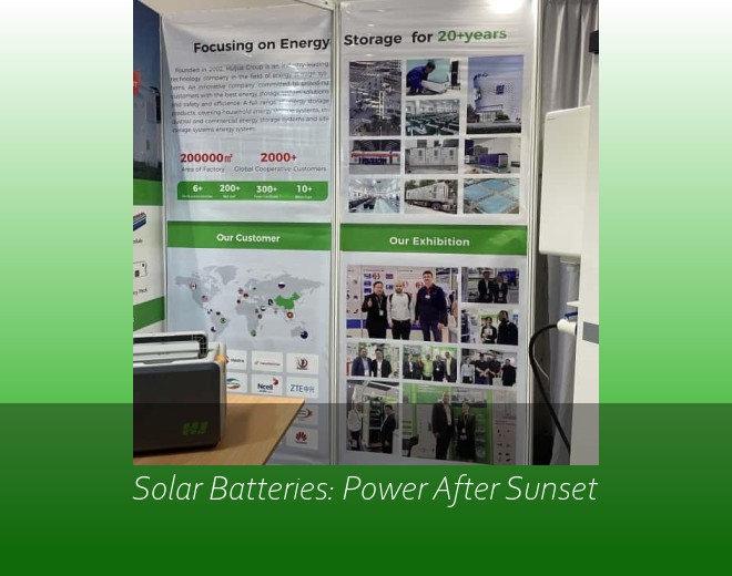 Solar Batteries: Power After Sunset