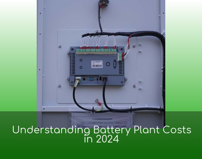 Understanding Battery Plant Costs in 2024