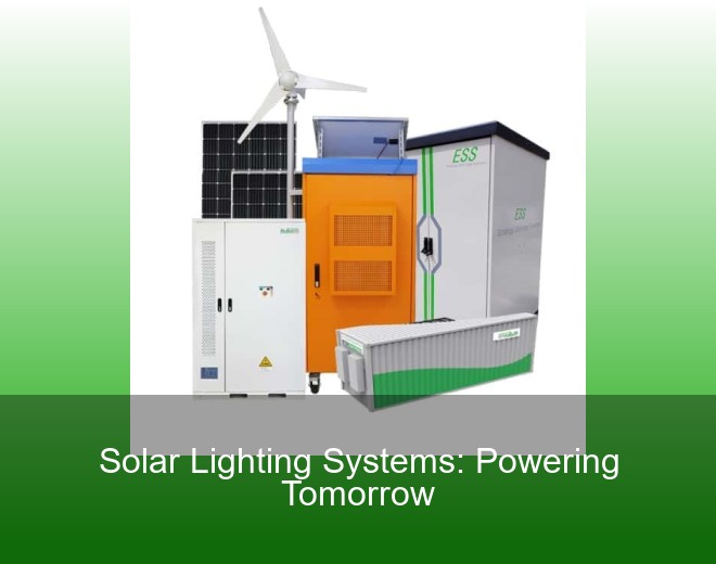 Solar Lighting Systems: Powering Tomorrow