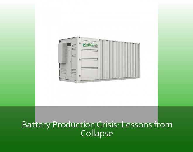 Battery Production Crisis: Lessons from Collapse