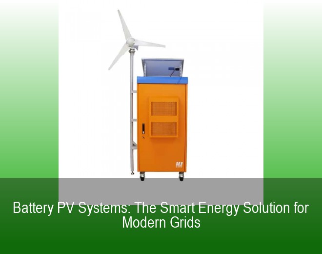 Battery PV Systems: The Smart Energy Solution for Modern Grids