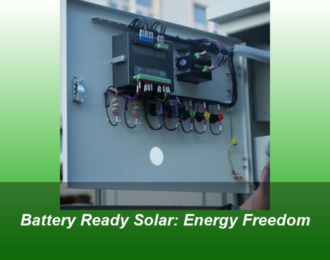 Battery Ready Solar: Energy Freedom