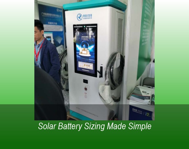 Solar Battery Sizing Made Simple