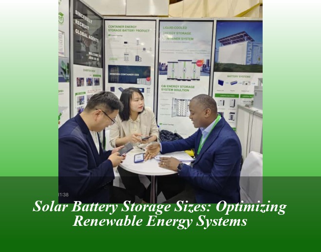 Solar Battery Storage Sizes: Optimizing Renewable Energy Systems