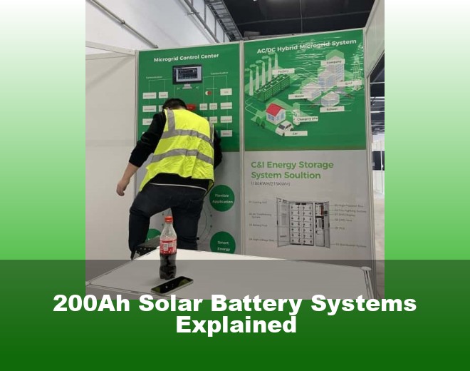 200Ah Solar Battery Systems Explained