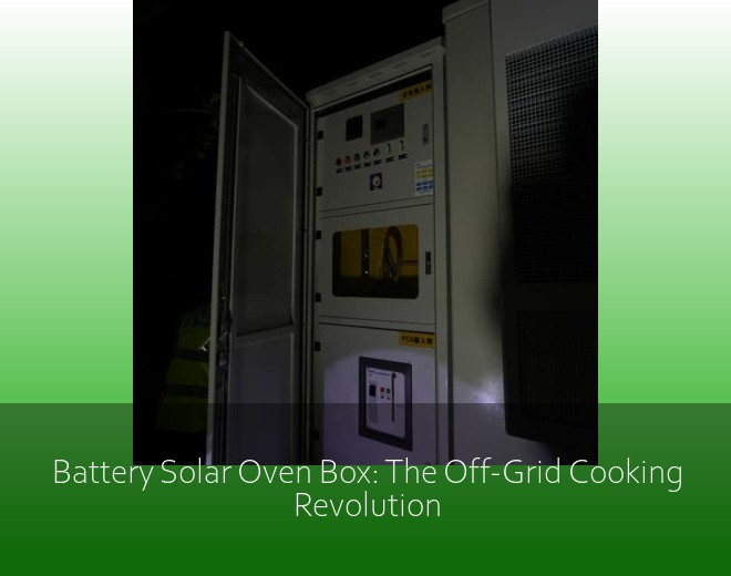 Battery Solar Oven Box: The Off-Grid Cooking Revolution