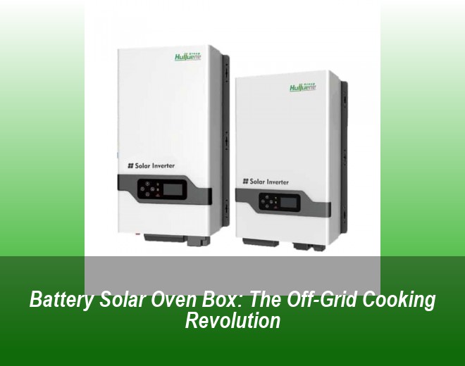 Battery Solar Oven Box: The Off-Grid Cooking Revolution