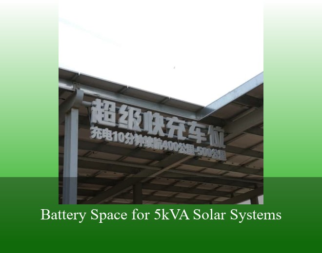 Battery Space for 5kVA Solar Systems