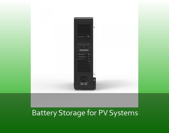 Battery Storage for PV Systems