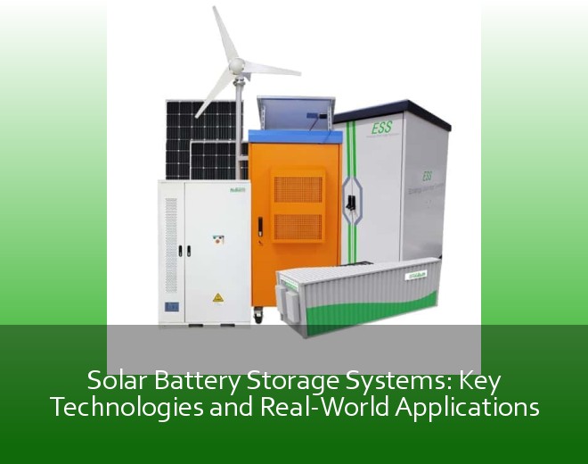 Solar Battery Storage Systems: Key Technologies and Real-World Applications