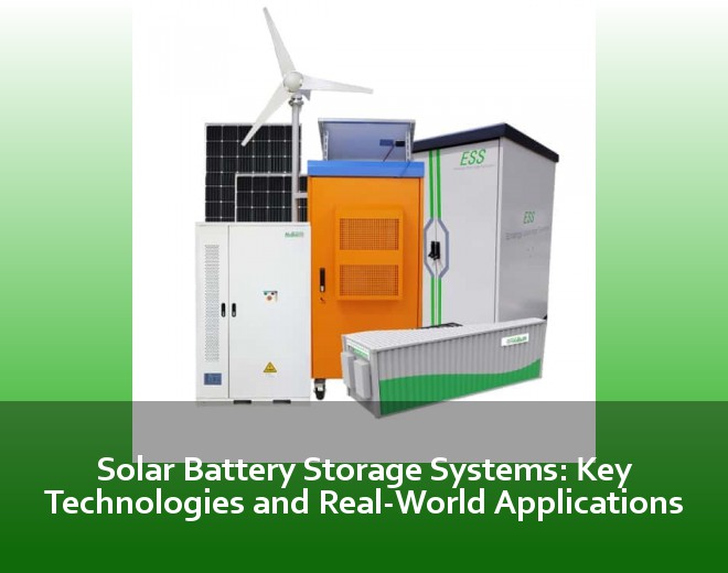 Solar Battery Storage Systems: Key Technologies and Real-World Applications