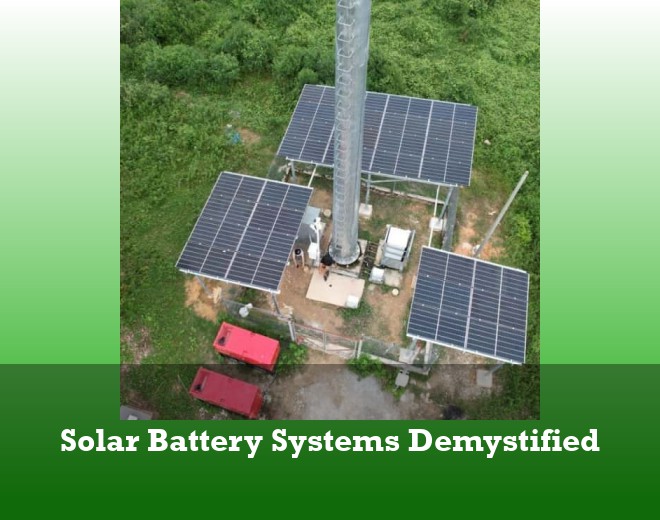 Solar Battery Systems Demystified