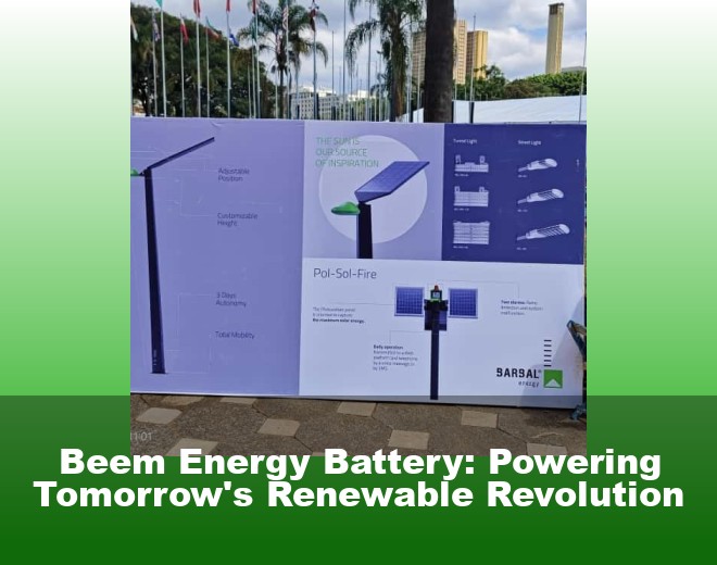 Beem Energy Battery: Powering Tomorrow's Renewable Revolution