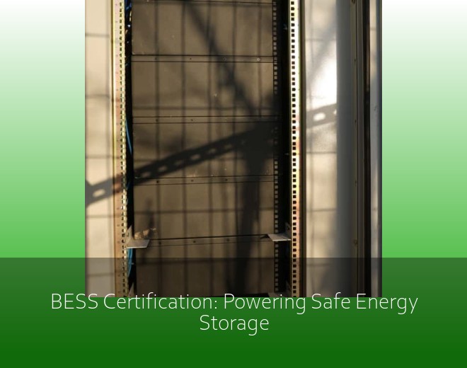 BESS Certification: Powering Safe Energy Storage