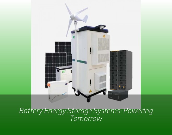 Battery Energy Storage Systems: Powering Tomorrow