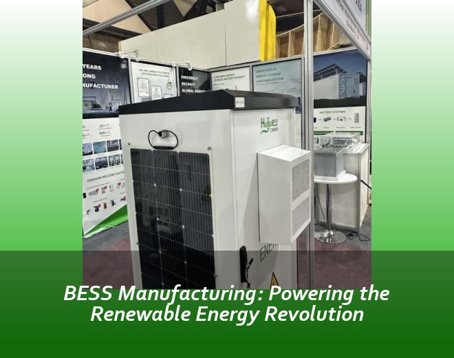BESS Manufacturing: Powering the Renewable Energy Revolution