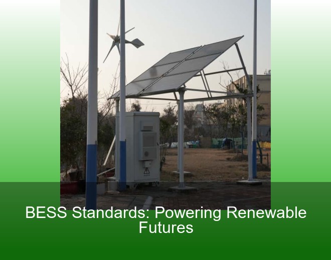 BESS Standards: Powering Renewable Futures