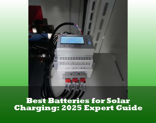 Best Batteries for Solar Charging: 2025 Expert Guide