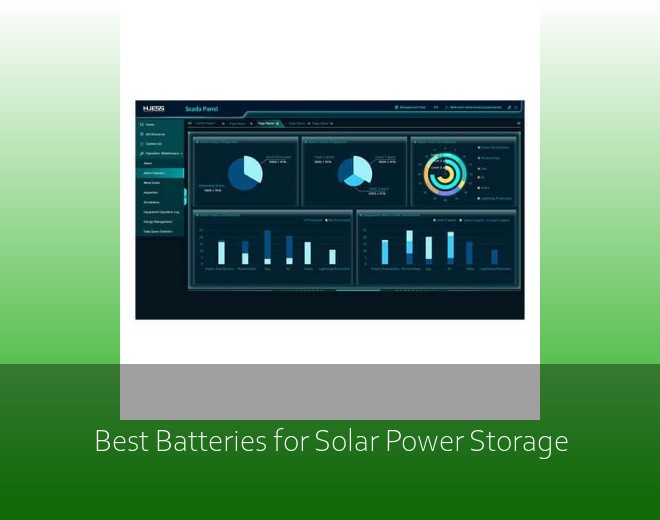 Best Batteries for Solar Power Storage