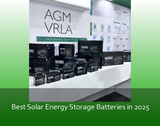 Best Solar Energy Storage Batteries in 2025