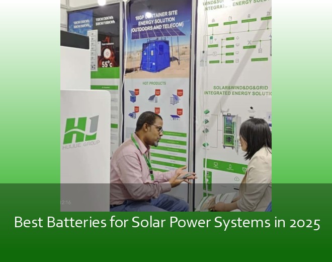Best Batteries for Solar Power Systems in 2025
