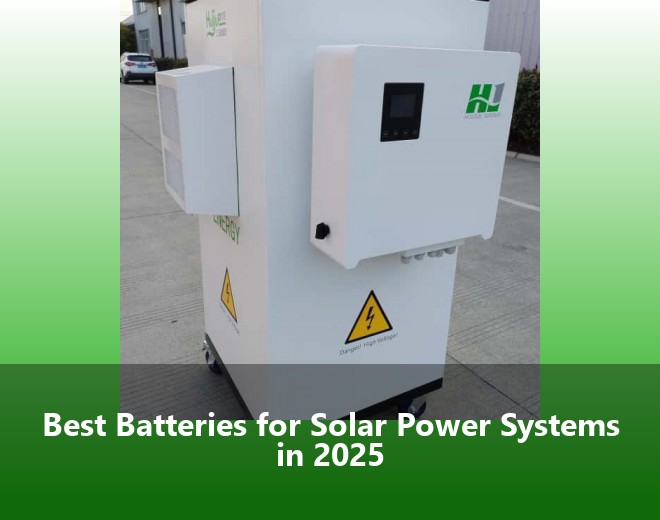 Best Batteries for Solar Power Systems in 2025