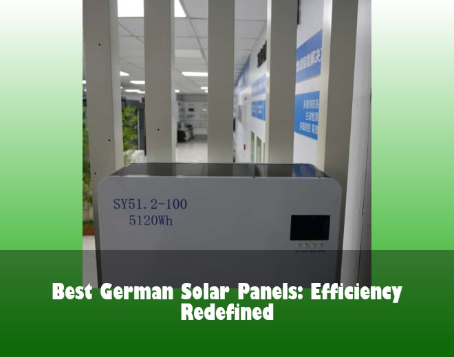 Best German Solar Panels: Efficiency Redefined