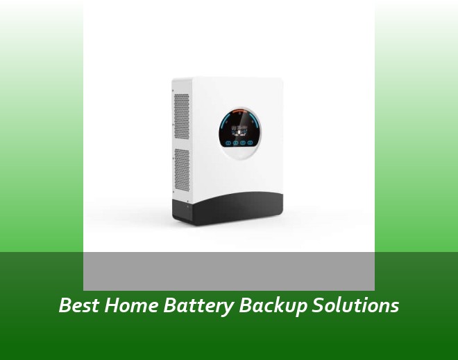 Best Home Battery Backup Solutions