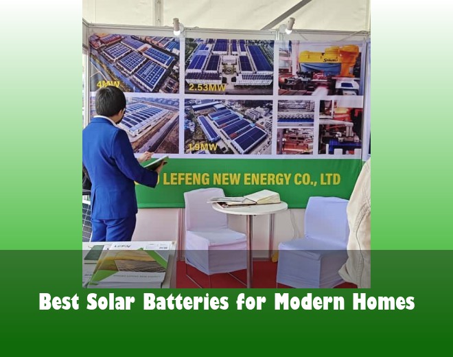 Best Solar Batteries for Modern Homes