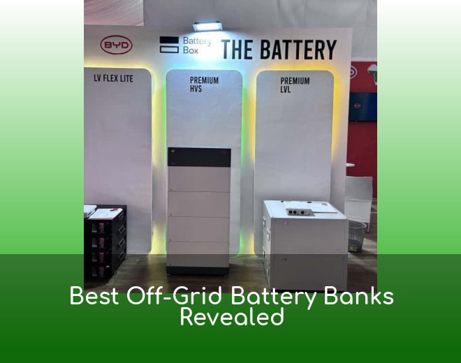 Best Off-Grid Battery Banks Revealed