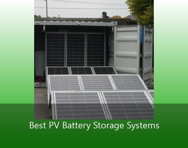 Best PV Battery Storage Systems