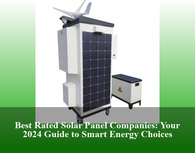 Best Rated Solar Panel Companies: Your 2024 Guide to Smart Energy Choices