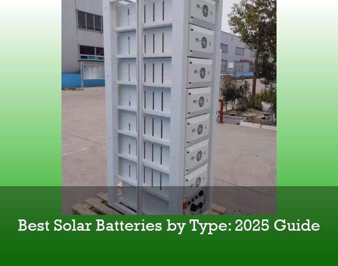 Best Solar Batteries by Type: 2025 Guide