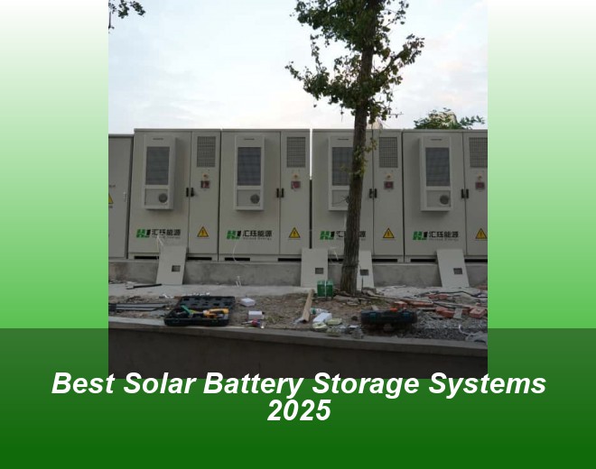 Best Solar Battery Storage Systems 2025