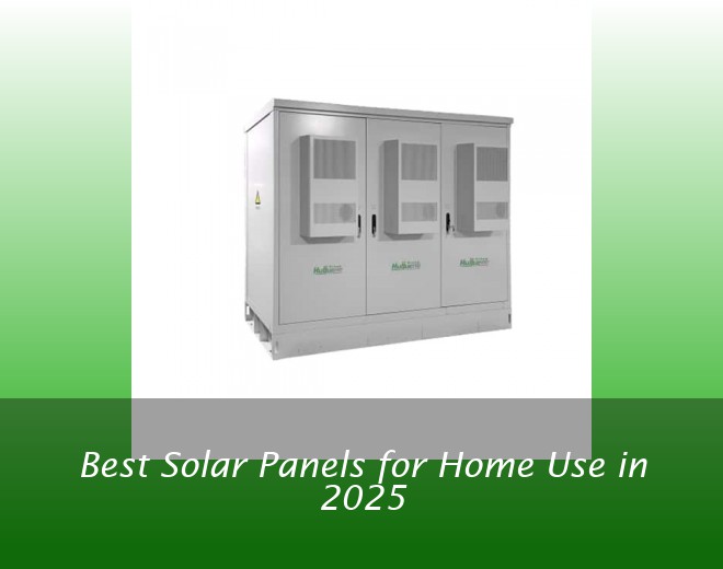 Best Solar Panels for Home Use in 2025