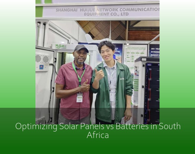 Optimizing Solar Panels vs Batteries in South Africa