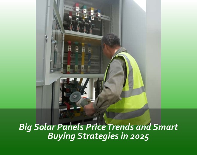 Big Solar Panels Price Trends and Smart Buying Strategies in 2025