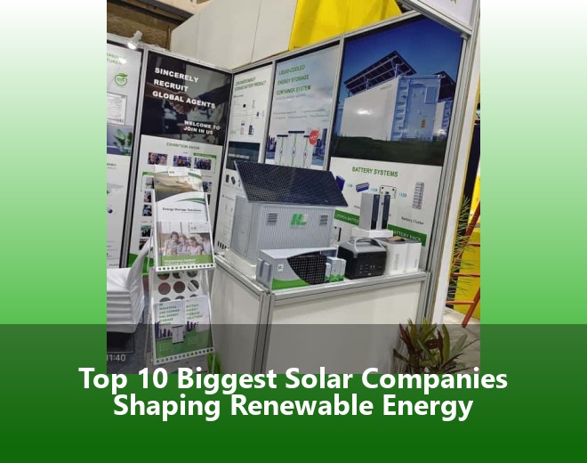 Top 10 Biggest Solar Companies Shaping Renewable Energy