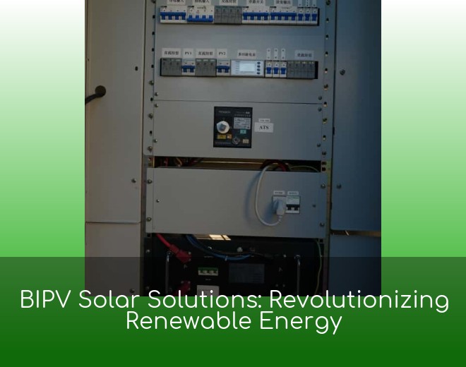 BIPV Solar Solutions: Revolutionizing Renewable Energy