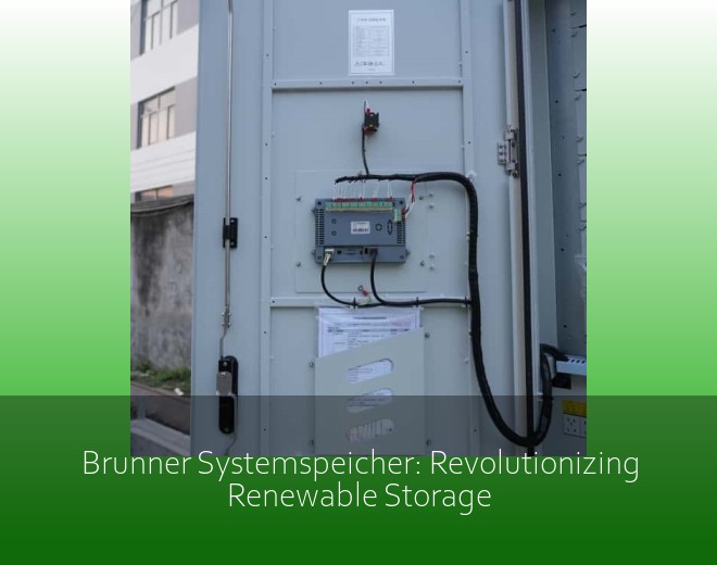 Brunner Systemspeicher: Revolutionizing Renewable Storage