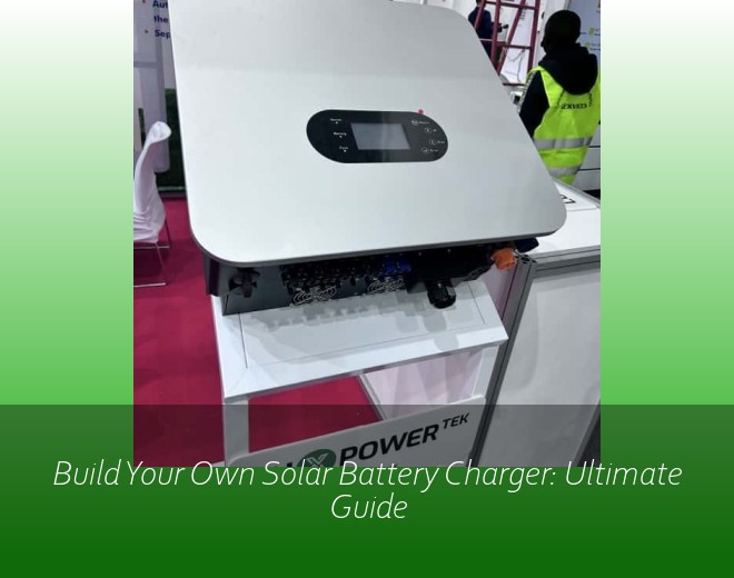Build Your Own Solar Battery Charger: Ultimate Guide
