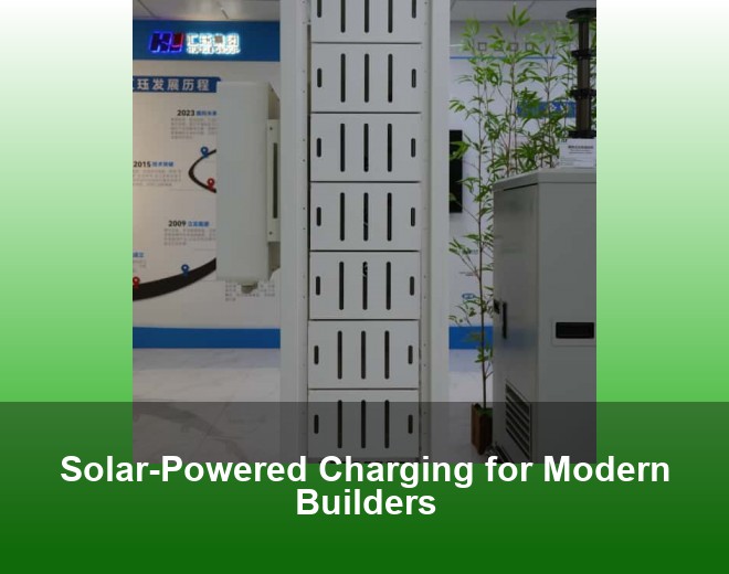Solar-Powered Charging for Modern Builders