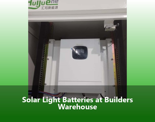 Solar Light Batteries at Builders Warehouse