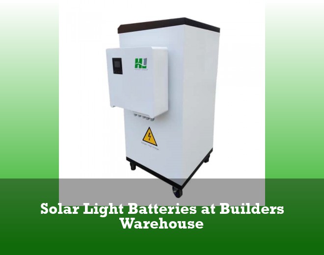 Solar Light Batteries at Builders Warehouse