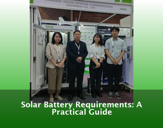 Solar Battery Requirements: A Practical Guide