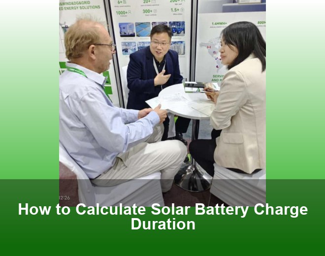 How to Calculate Solar Battery Charge Duration
