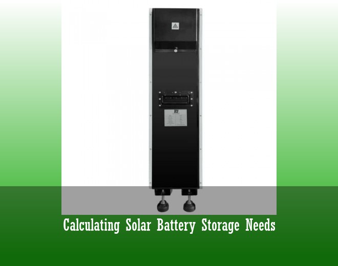 Calculating Solar Battery Storage Needs