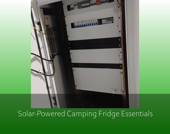 Solar-Powered Camping Fridge Essentials