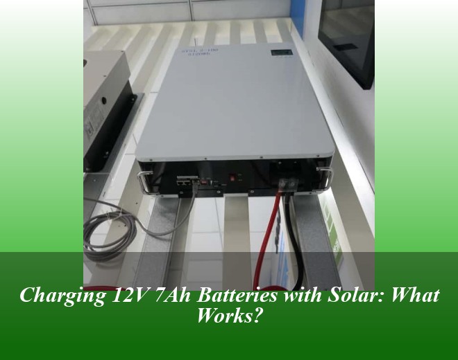 Charging 12V 7Ah Batteries with Solar: What Works?