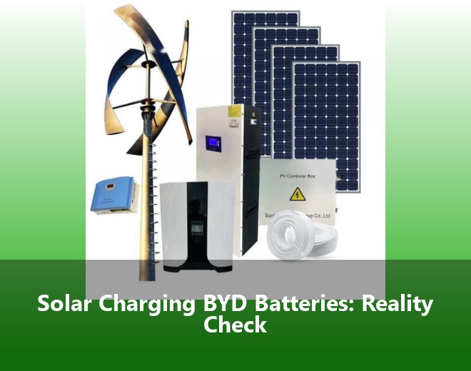 Solar Charging BYD Batteries: Reality Check